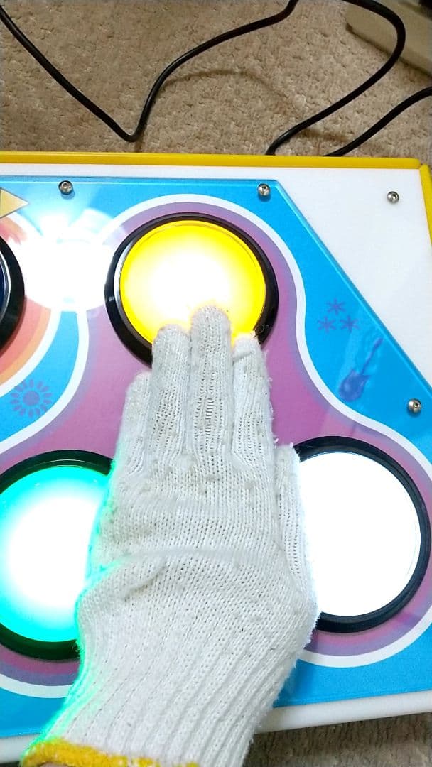 静音化 ボタン軽量化 ポップンミュージック dao dj コントローラー