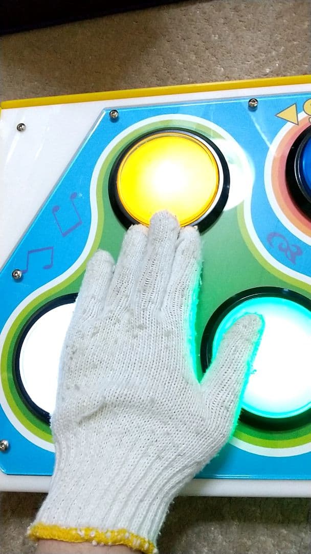 静音化 ボタン軽量化 ポップンミュージック dao dj コントローラー