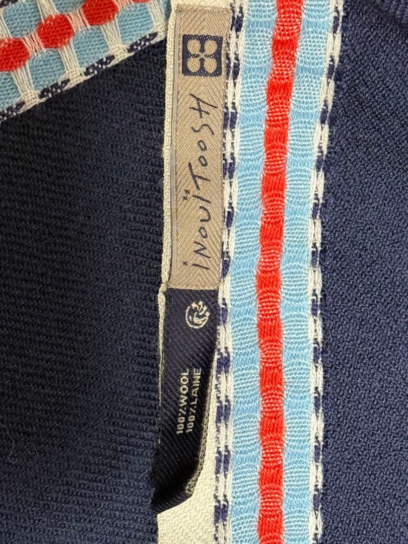 【新品】イヌイの花柄ウールストール