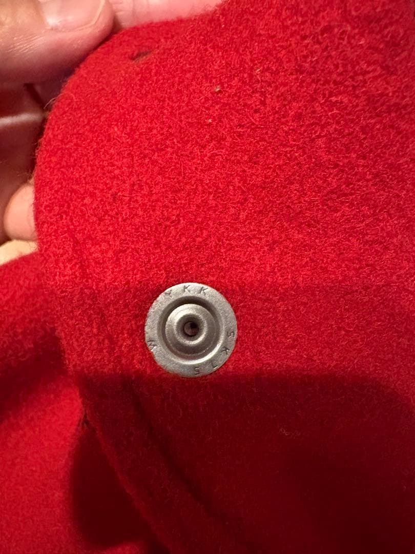 シュプリーム×ナンバーナイン ミッキー バーシティジャケット 赤　Sサイズ