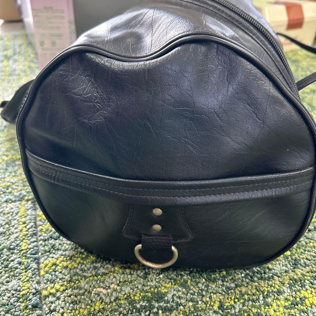 や*ー様 Harley-Davidson 黒 レザー ドラムバッグ