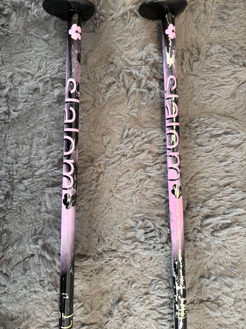 子供用スキー3点セット　KAZAMA板 90cm / ブーツ 20cm/ストック