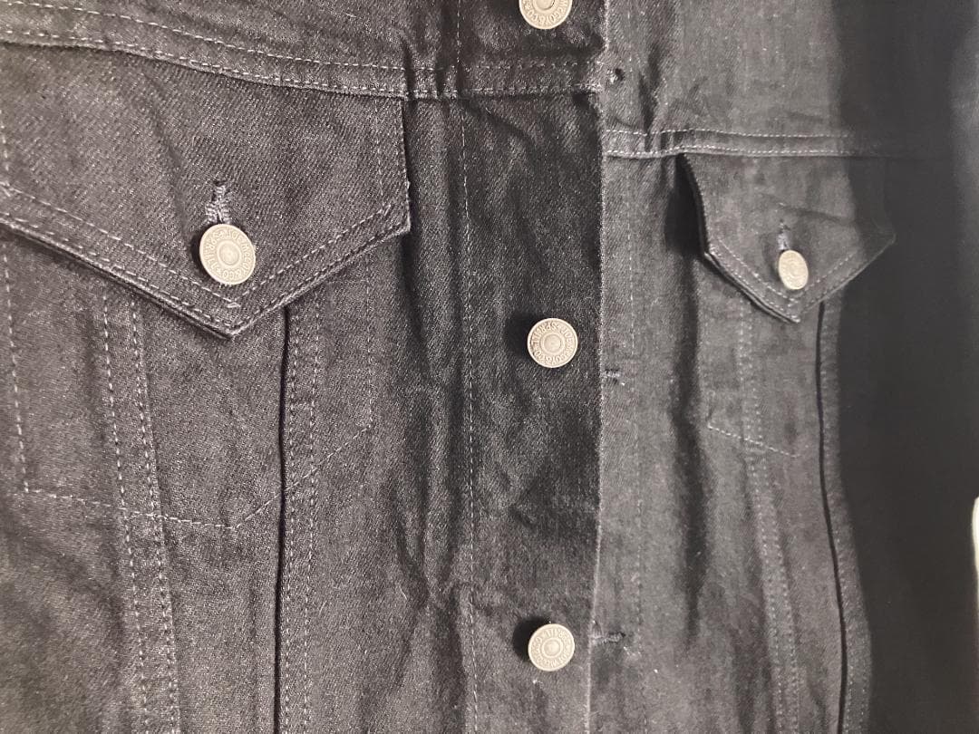 【廃盤/完売美品】リアルマッコイズ デニムジャケット ブラック 991J 38