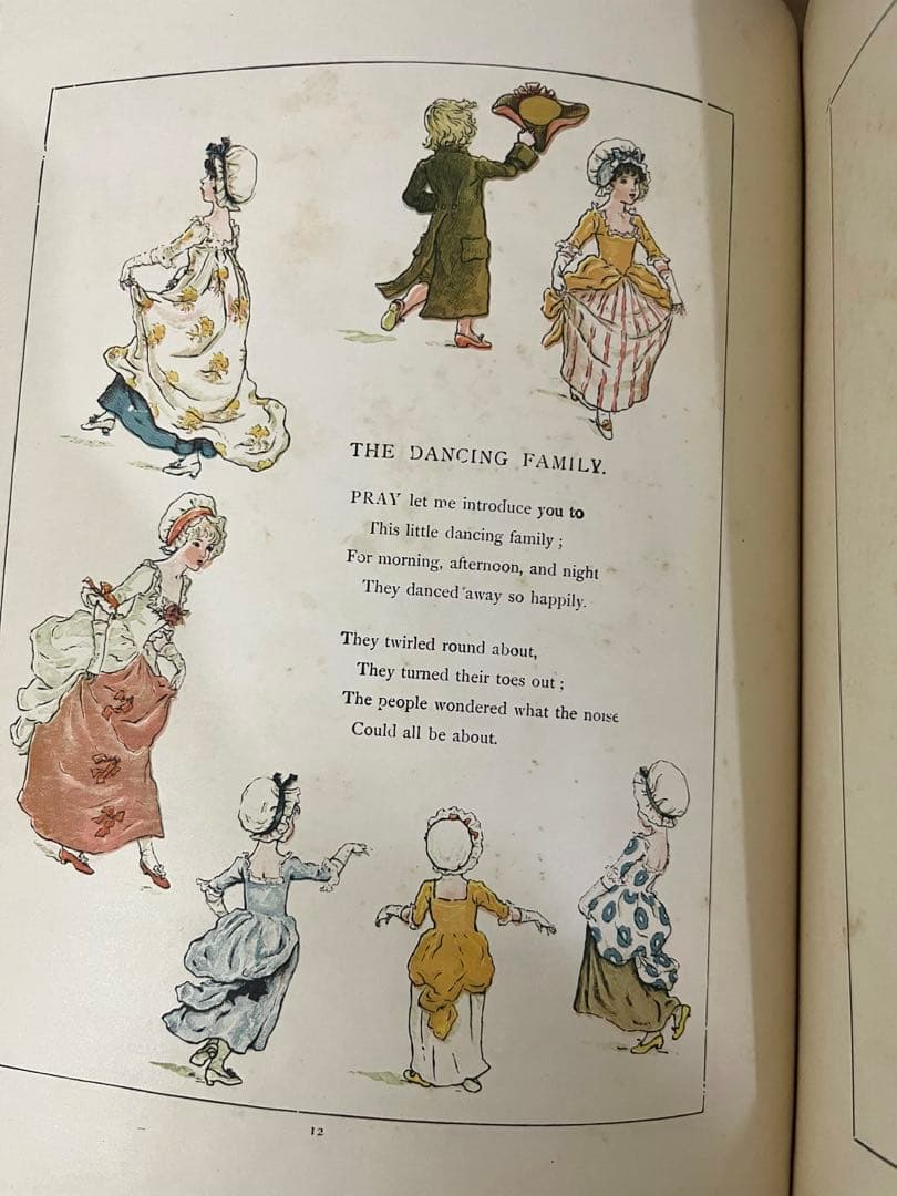 NO.418 稀少 古書　アンティーク洋書 絵本　ケイト グリーナウェイ 童謡