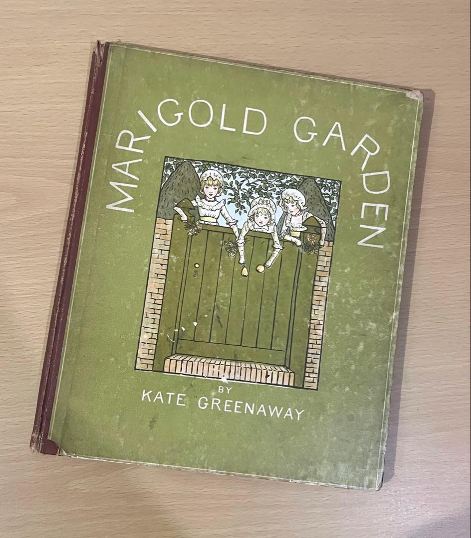 NO.418 稀少 古書　アンティーク洋書 絵本　ケイト グリーナウェイ 童謡