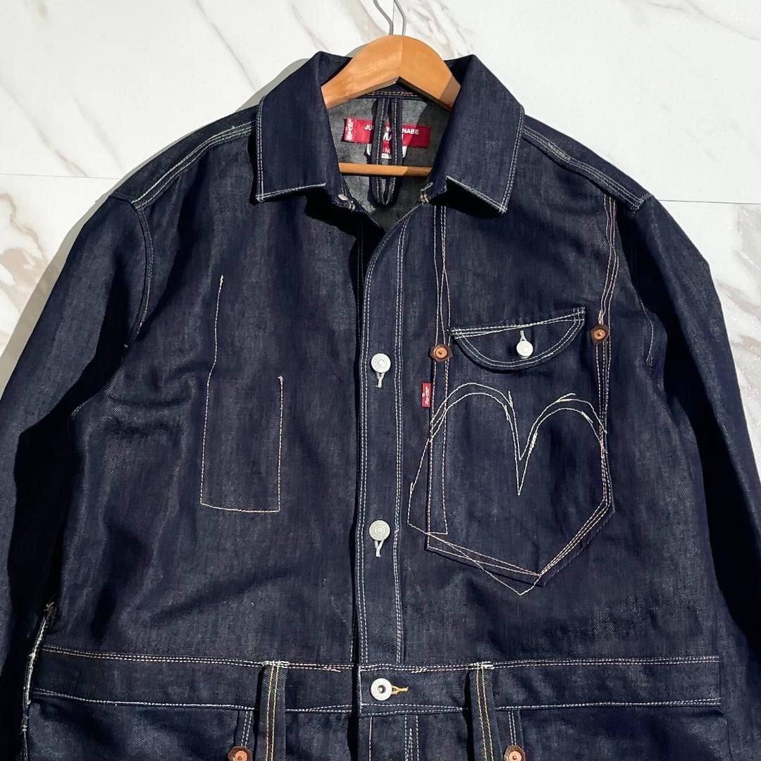 24aw　未使用　ジュンヤワタナベ×リーバイス　Wネームオーバーオールジャケット