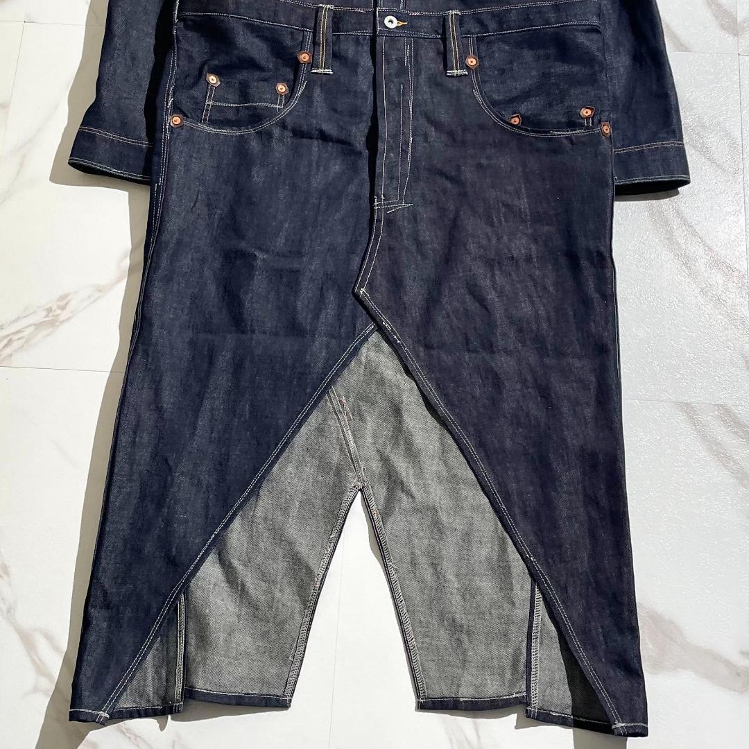 24aw　未使用　ジュンヤワタナベ×リーバイス　Wネームオーバーオールジャケット