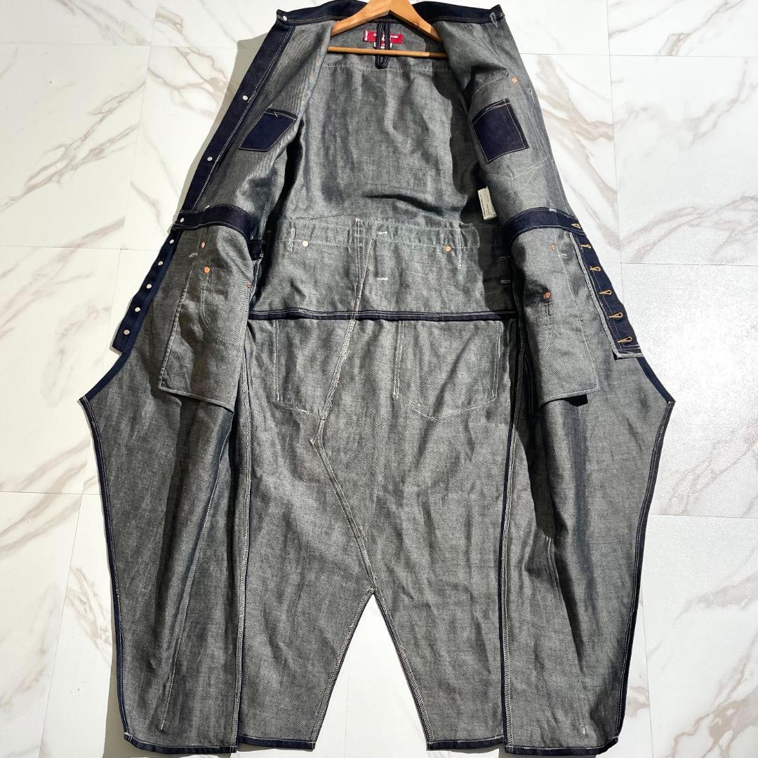 24aw　未使用　ジュンヤワタナベ×リーバイス　Wネームオーバーオールジャケット