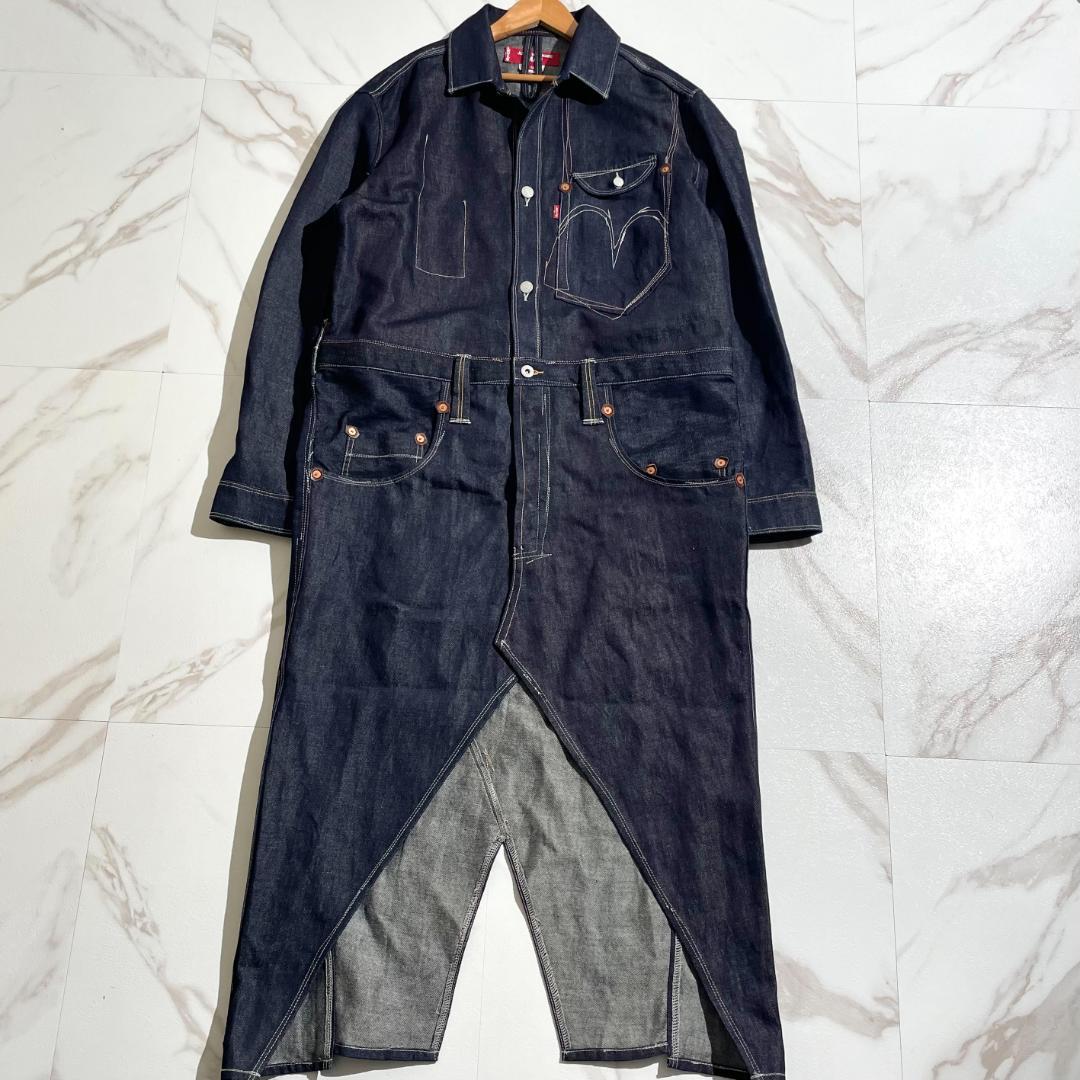 24aw　未使用　ジュンヤワタナベ×リーバイス　Wネームオーバーオールジャケット