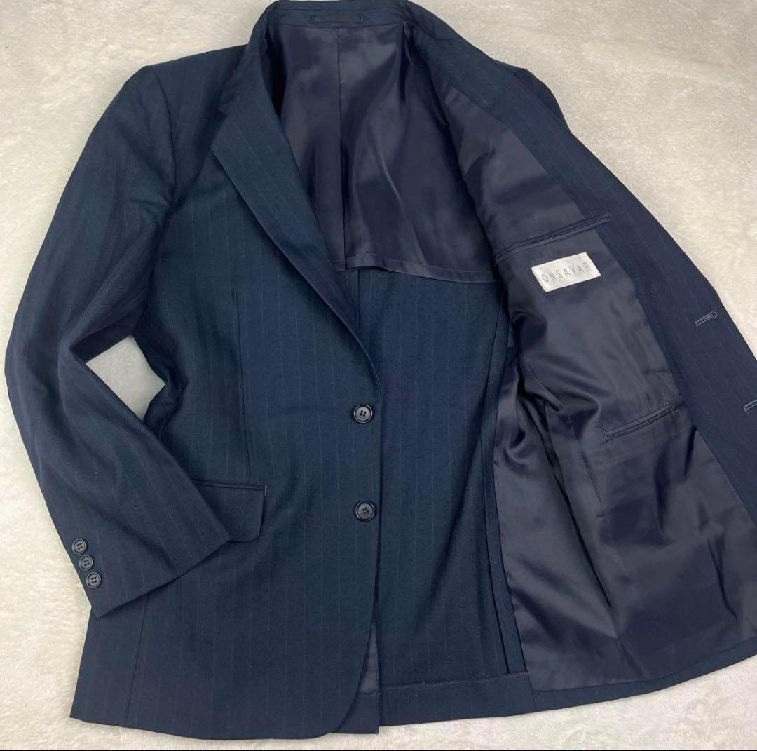 【ざんざん】セットアップ 3ピース オンワード樫山 ONWARD AB5紺