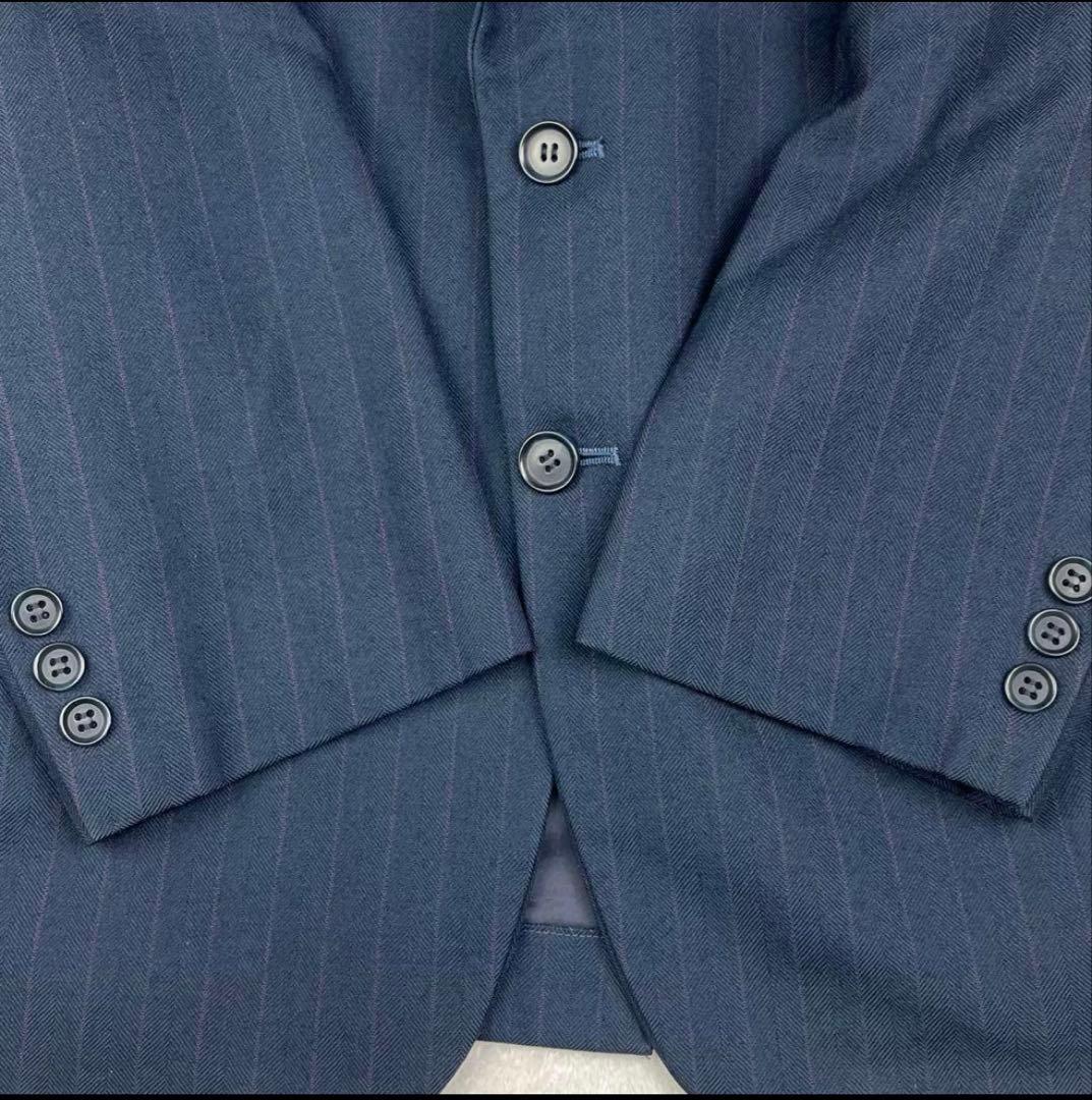 【ざんざん】セットアップ 3ピース オンワード樫山 ONWARD AB5紺