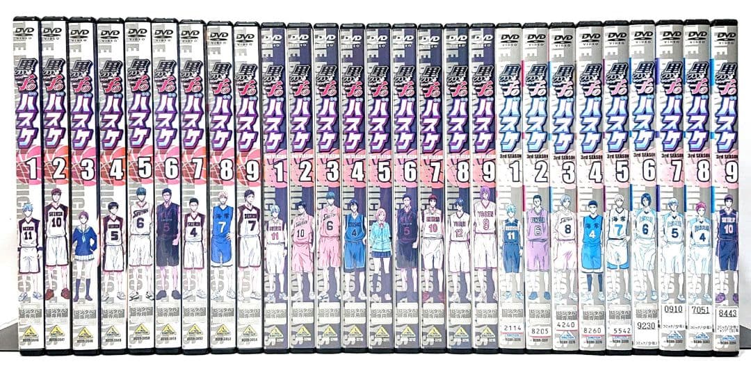 黒子のバスケ【season1～3】DVD 全27巻セット