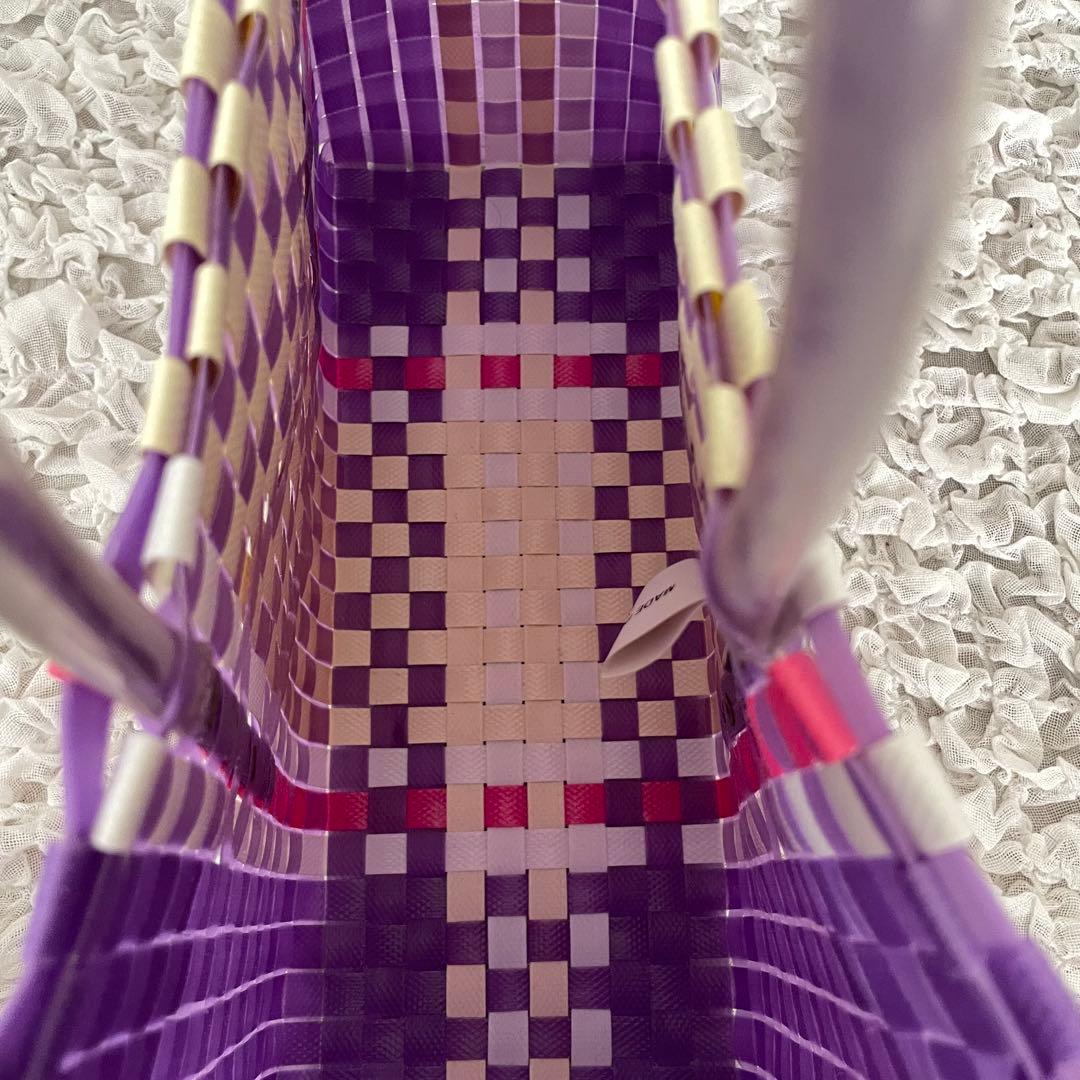 【レア＆美品】MARNI MARKET カゴバッグ パープル　　正規品