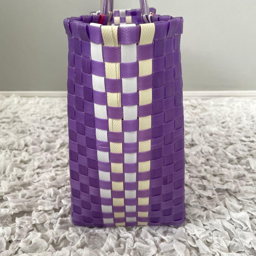 【レア＆美品】MARNI MARKET カゴバッグ パープル　　正規品