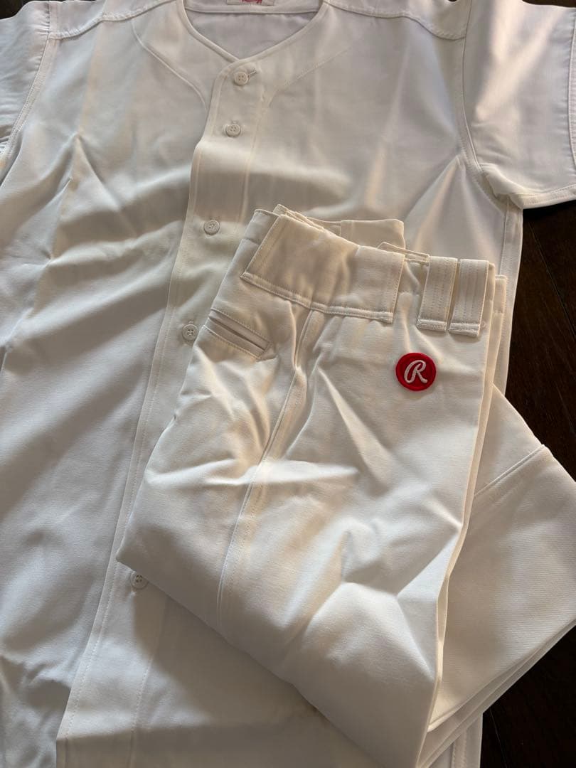 Rawlings ユニフォーム(練習着) サイズ0 ホワイト上下