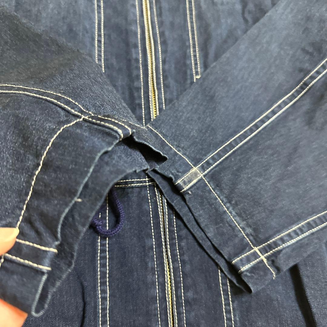 HAI SPORTING GEAR イッセイミヤケ デニム フード付きジャケット