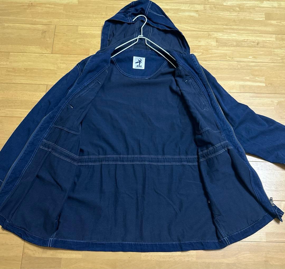 HAI SPORTING GEAR イッセイミヤケ デニム フード付きジャケット