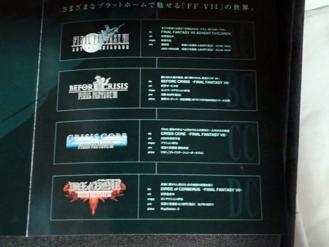 FINAL FANTASY VII　FF7　DVDのみ