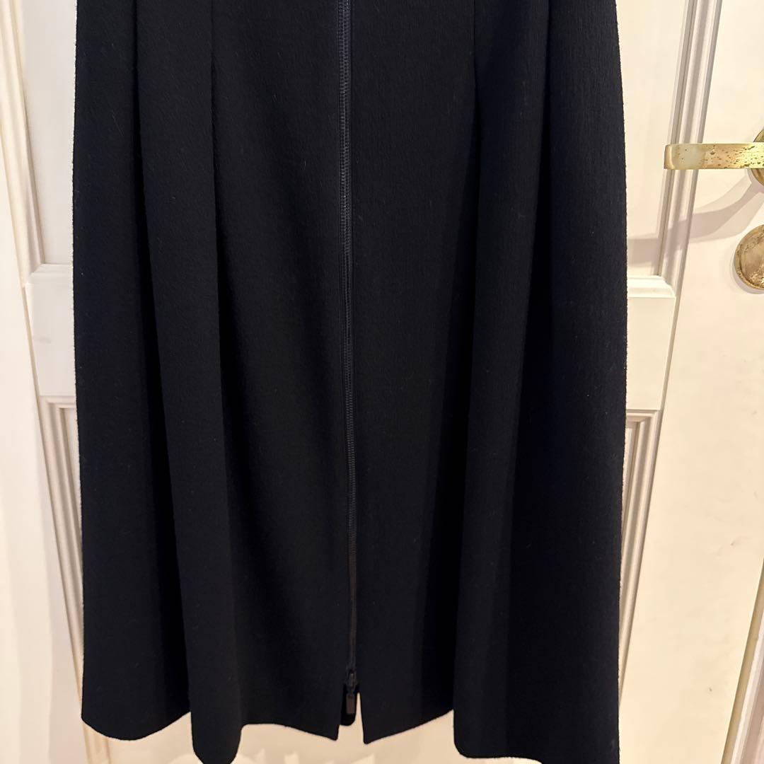 FOXEY ロングワンピース 2way ジレ　jupiter 黒　40 秋冬