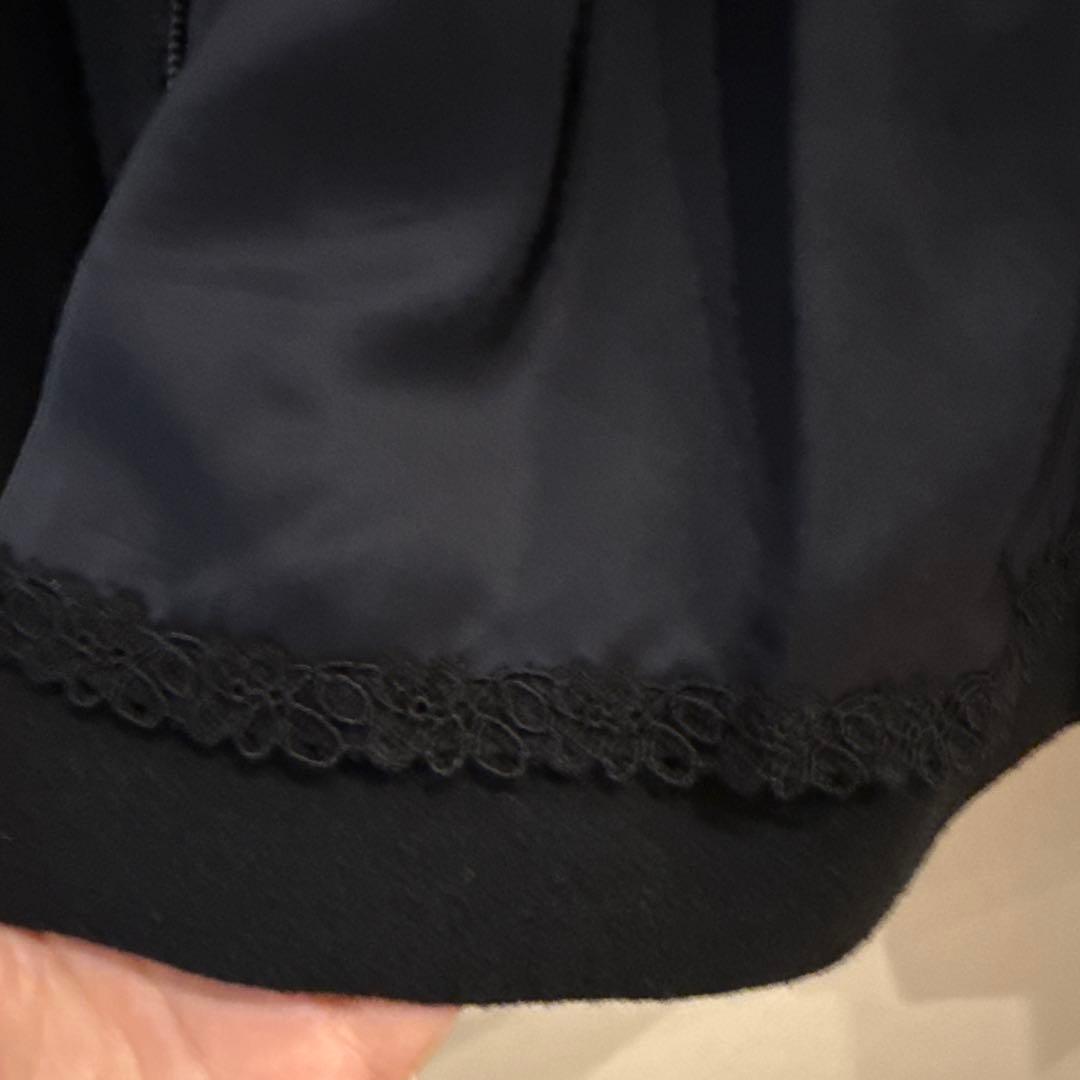 FOXEY ロングワンピース 2way ジレ　jupiter 黒　40 秋冬