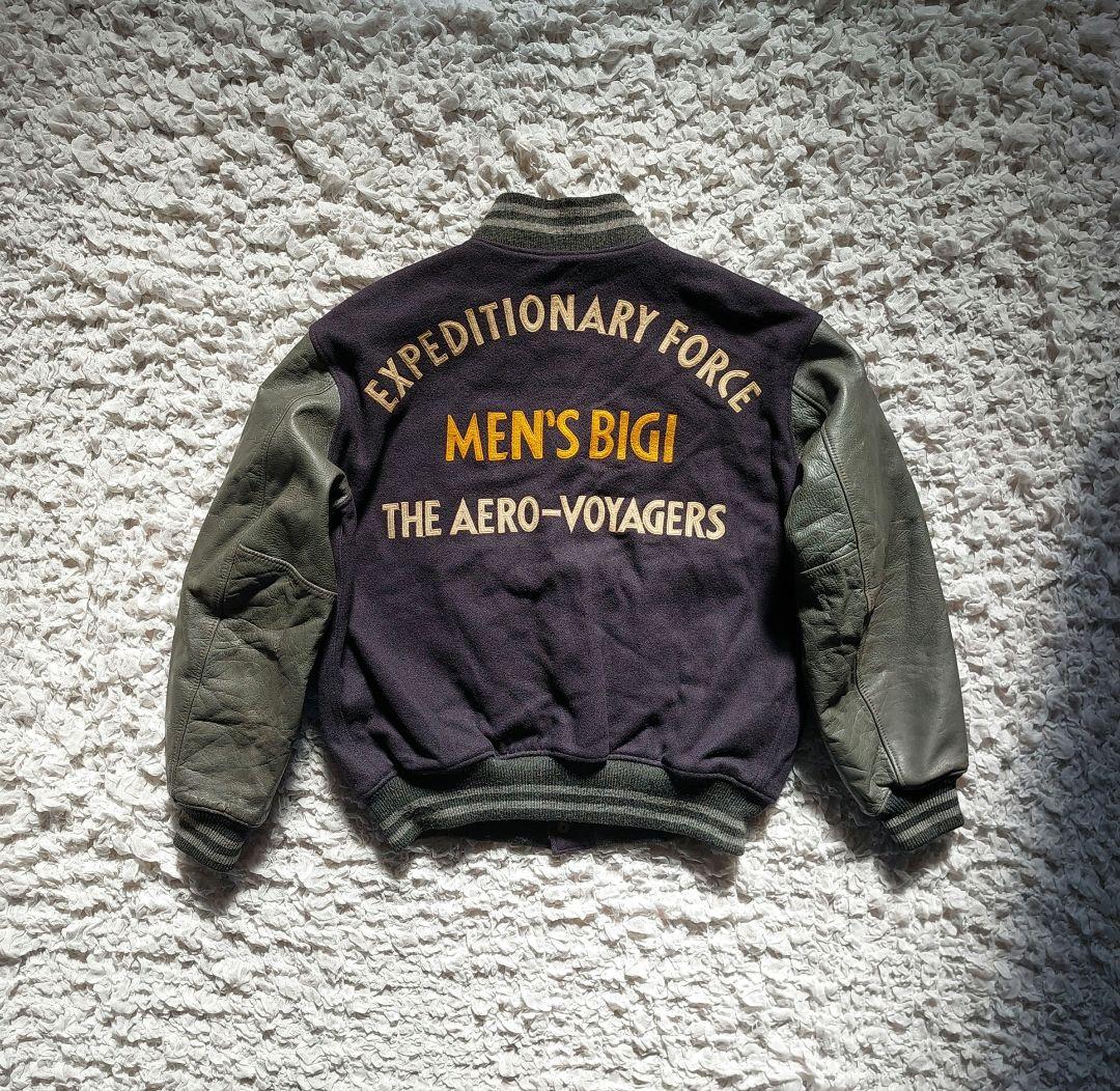 80s vintage MEN'S BIGI スタジャン 中綿キルティング
