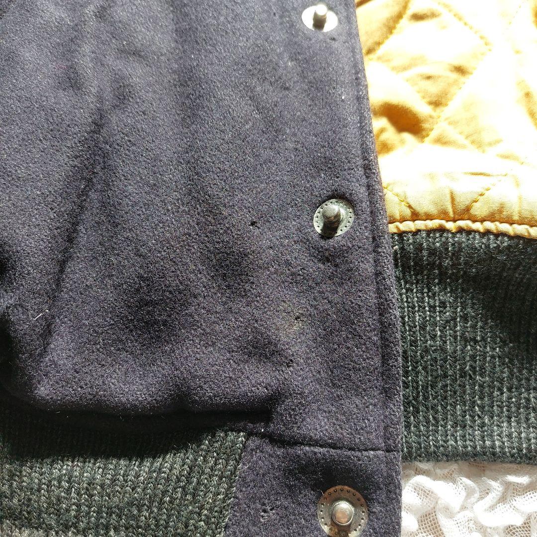 80s vintage MEN'S BIGI スタジャン 中綿キルティング