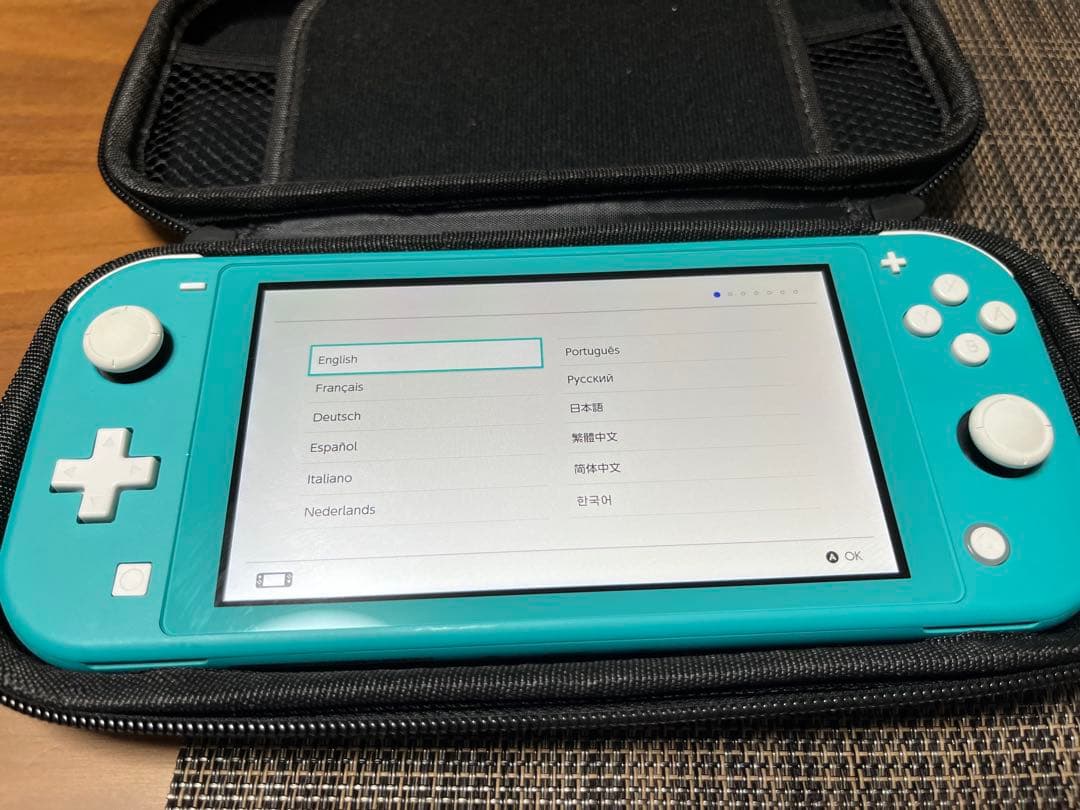 Nintendo Switch Lite ターコイズ ケース 充電器付