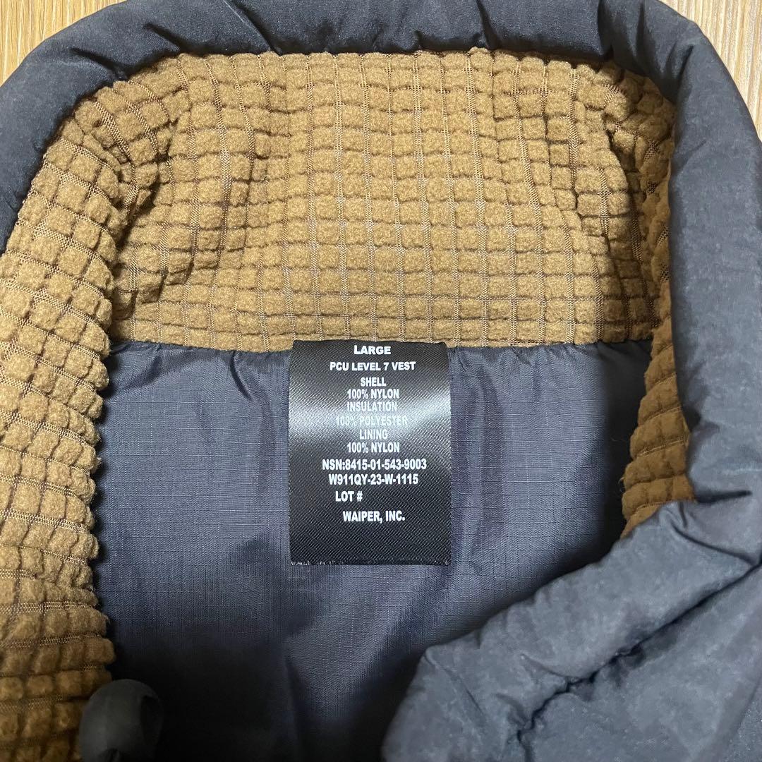 Waiper 米軍 PCU LEVEL7A PRIMALOFT ダウンベスト