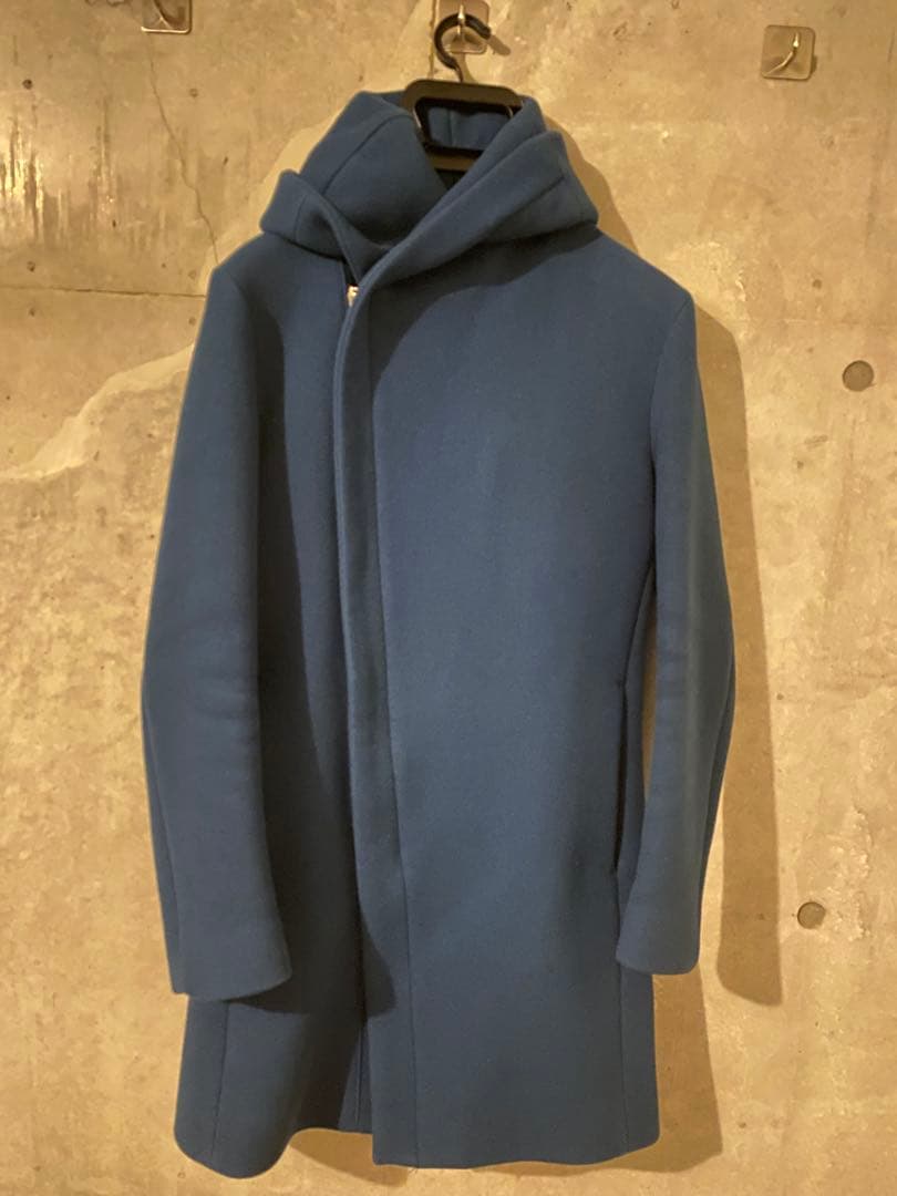 ジュンハシモト　junhashimoto ラップコートsize2 ブルー