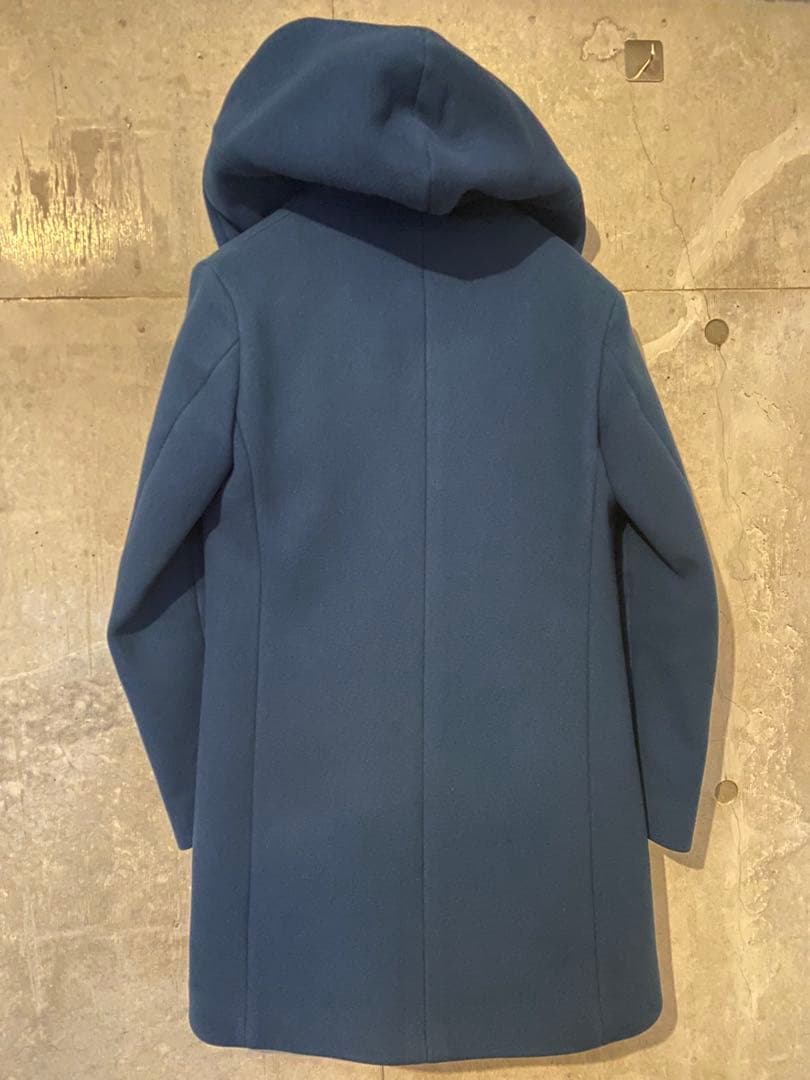 ジュンハシモト　junhashimoto ラップコートsize2 ブルー