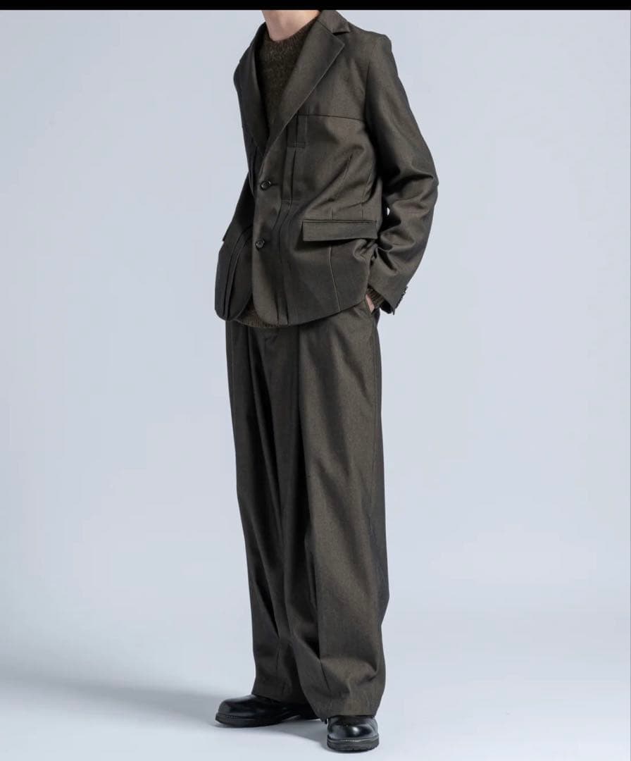 k*i様 Wool gabardine tailored jacket