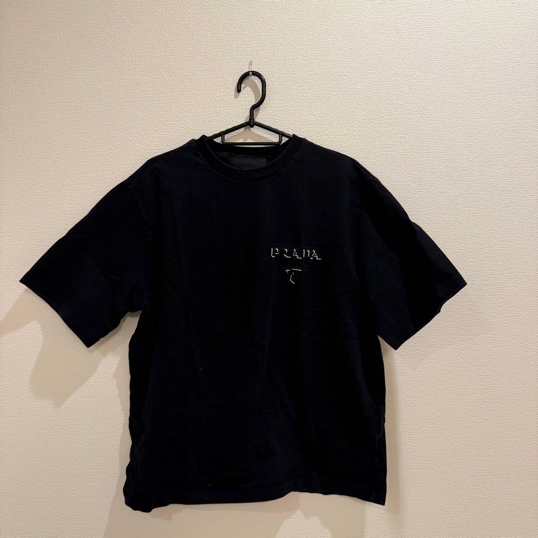 PRADA ブラック Tシャツ サイズS
