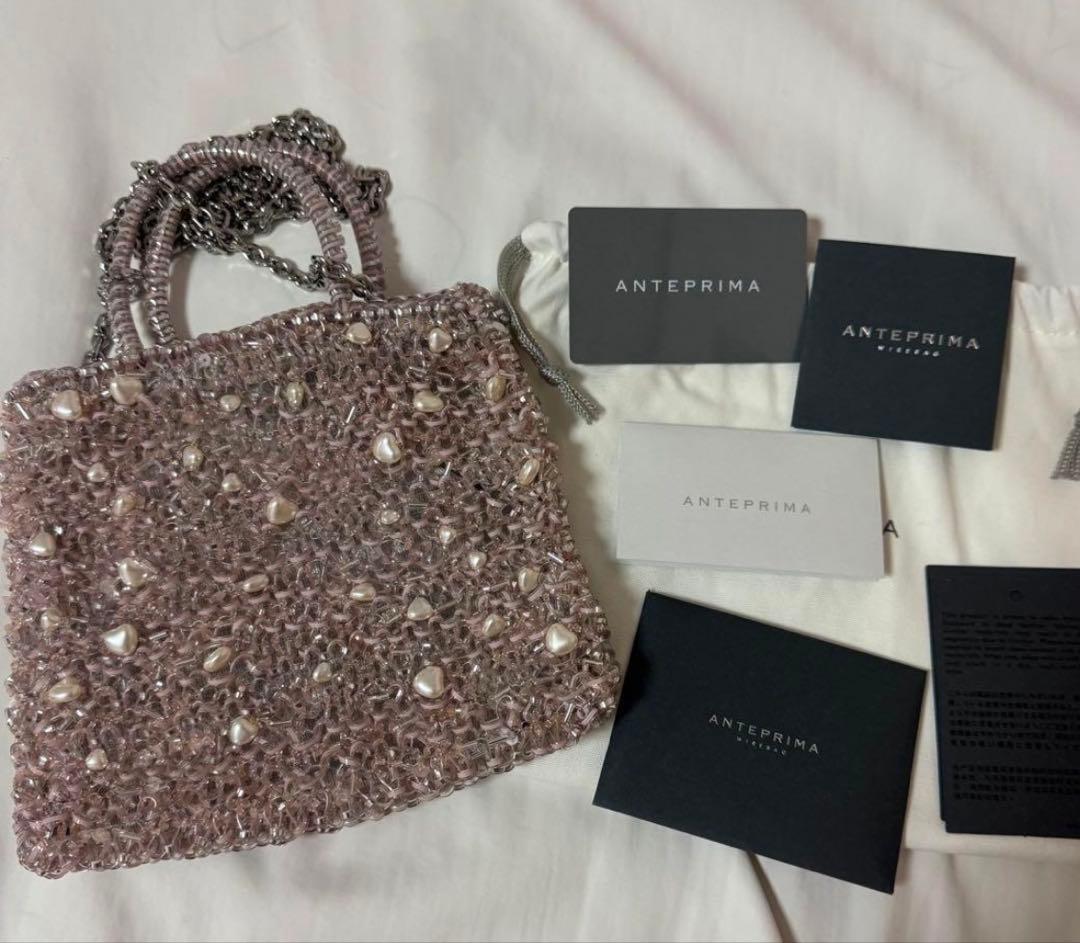 新品✨完売品　アンテプリマ　クオーリ ペルラ グリッター　ローズシルバーゴールド