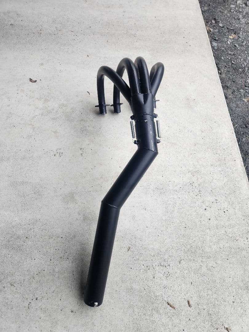 ゼファー750 マフラー ショート管 手曲げ 中古美品