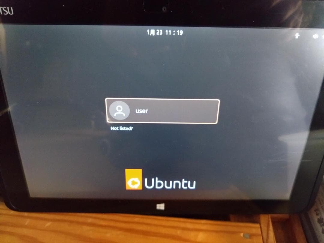 Fujitsu arrows Q506/ME タブレット 本体(Ubuntu)