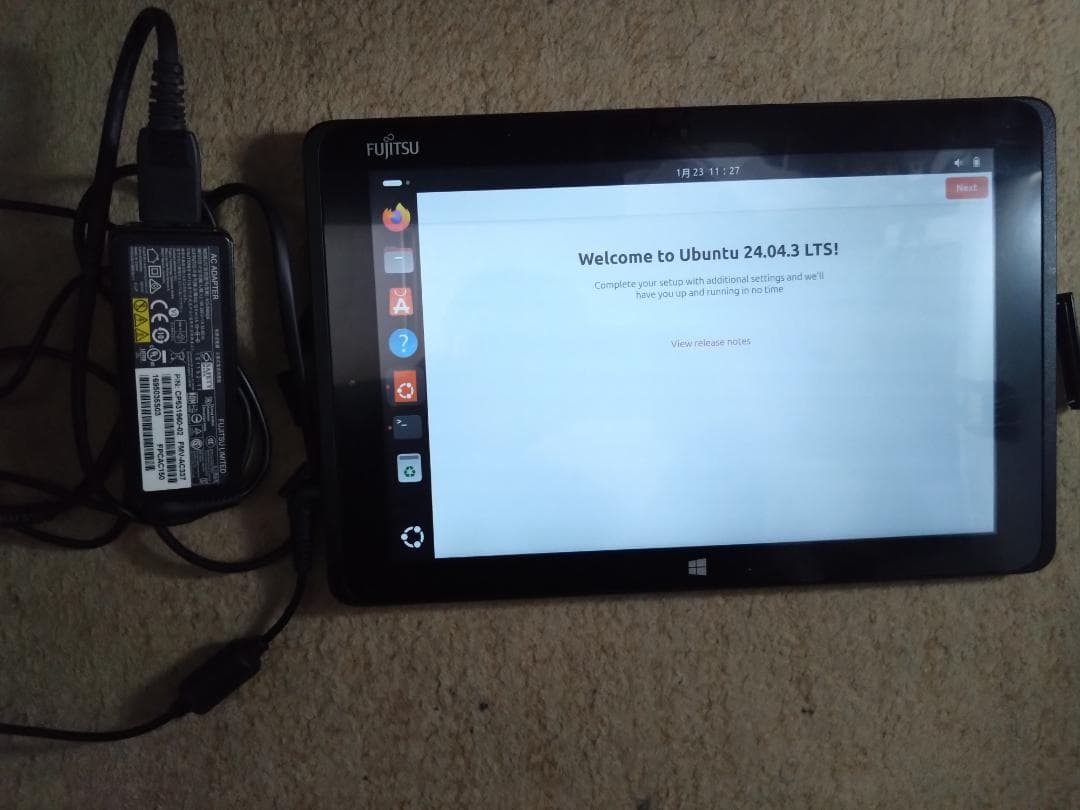 Fujitsu arrows Q506/ME タブレット 本体(Ubuntu)