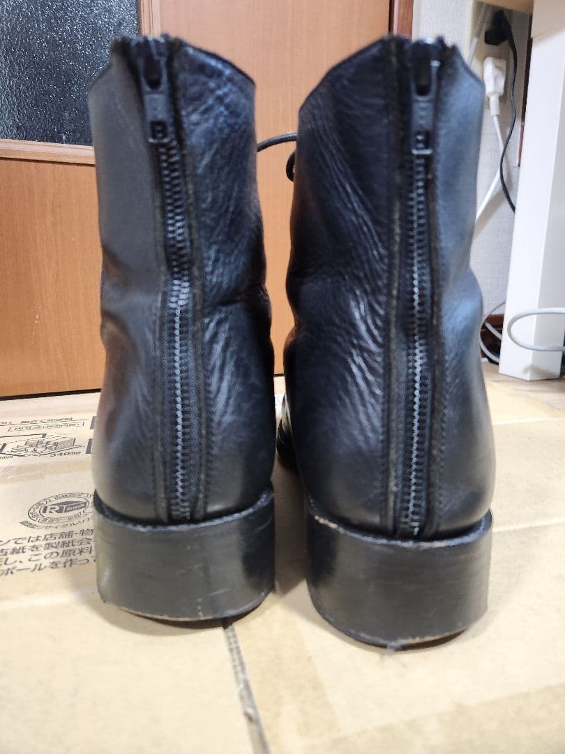 LAD MUSICIAN バックジップレザーブーツ