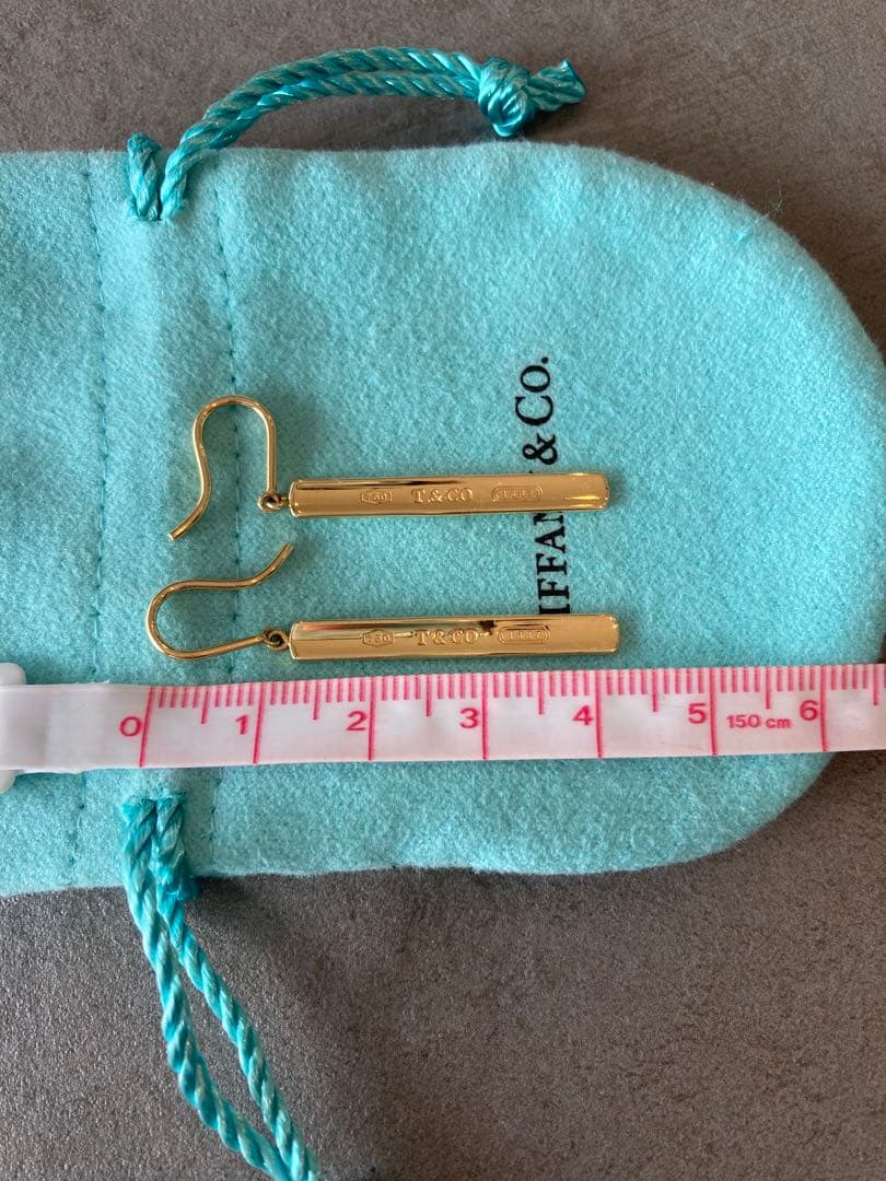 ティファニー　プレートピアス　フックピアス　バーピアス　k18