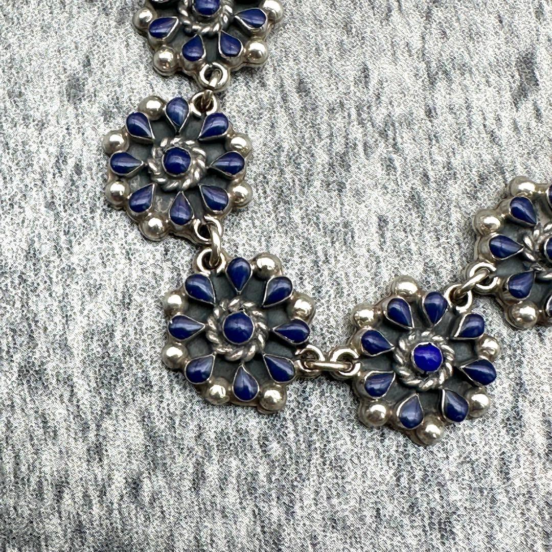 アクセサリー mexico925 vintage flower necklace choker