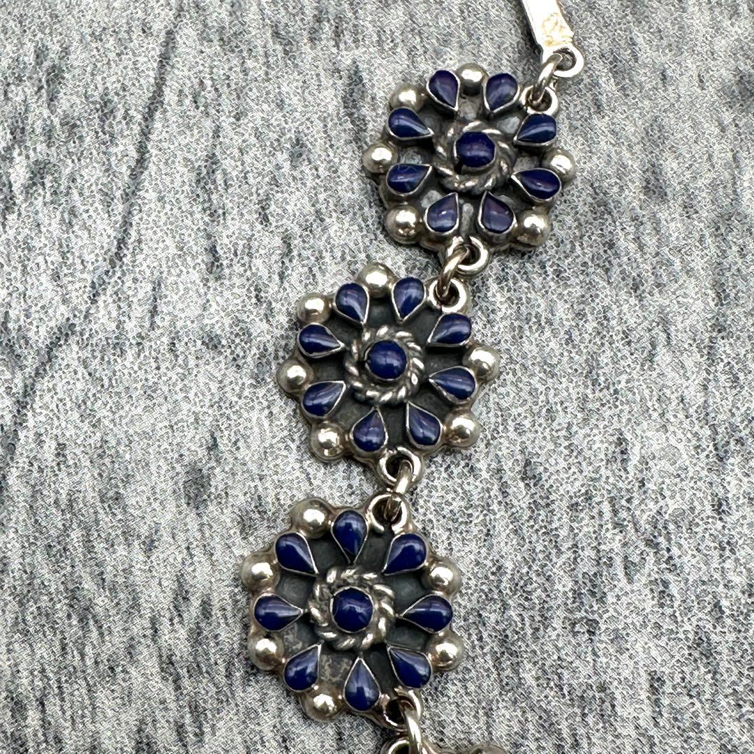 アクセサリー mexico925 vintage flower necklace choker