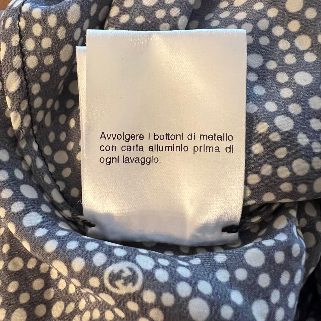 美品 GUCCI シルク100% オールインワン 40 L パンツワンピース