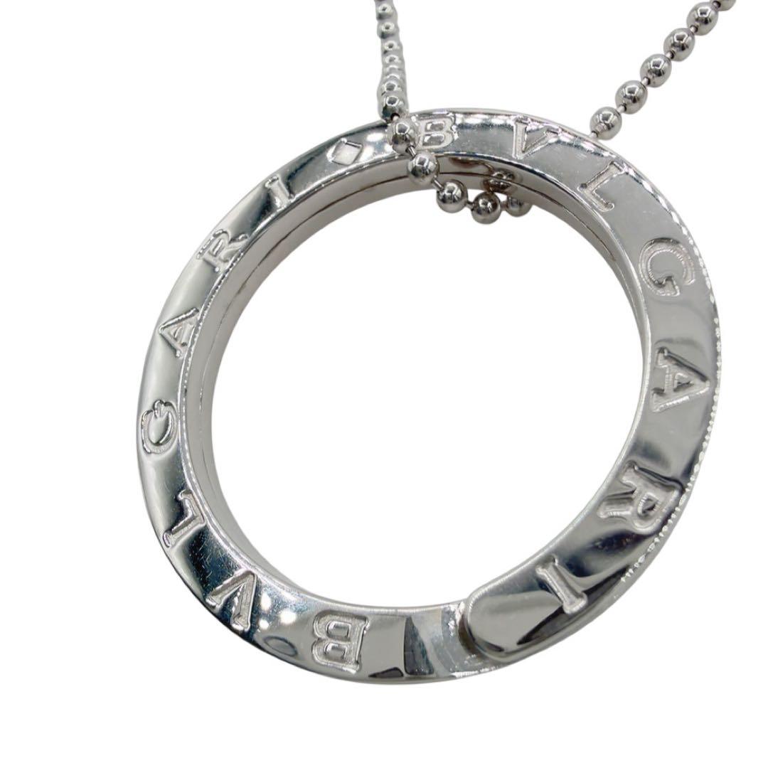 美品✨ブルガリ ダブルロゴ ネックレス ペンダント キーリング シルバー925