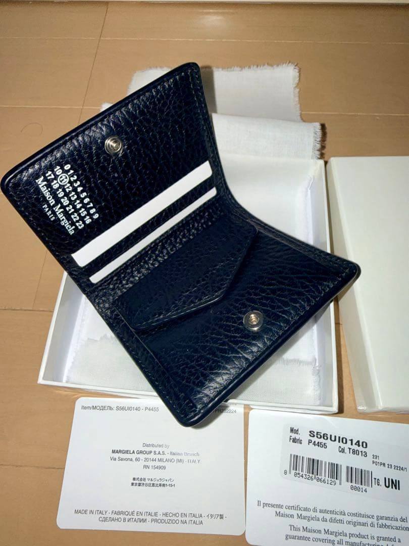 ✴︎美品✴︎Maison Margiela マルジェラ 二つ折り財布 箱付き 正規品