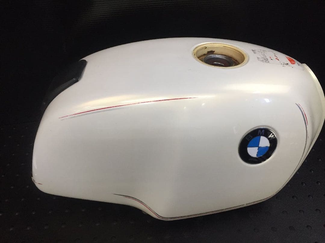  バイク タンク ホワイト R100RS ツインサ1983年　RT