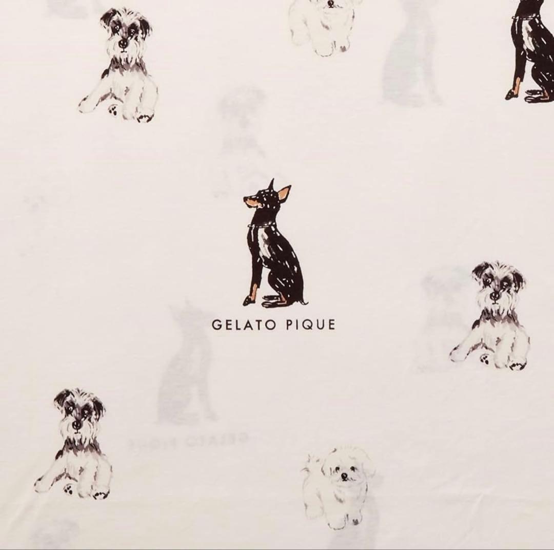 新品未使用　ジェラート ピケ　寝具　犬柄　DOG柄　掛け布団カバー　シングル