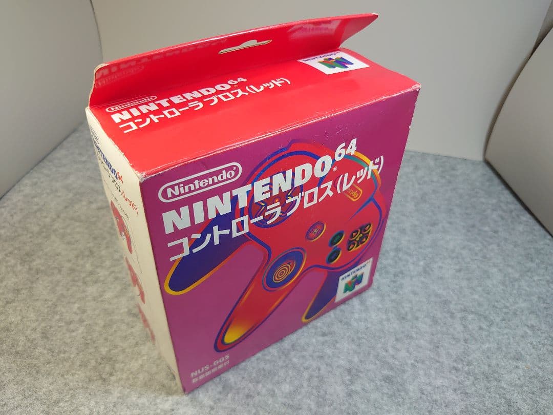 任天堂 ニンテンドウ64 コントローラブロス レッド 未使用品