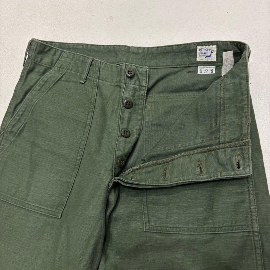 orslow 美品 ベイカー ファティーグ パンツ レギュラーフィット L 3
