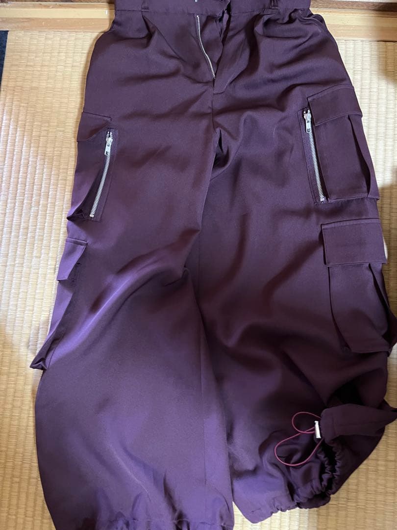 HARE カーゴパンツ バーガンディ