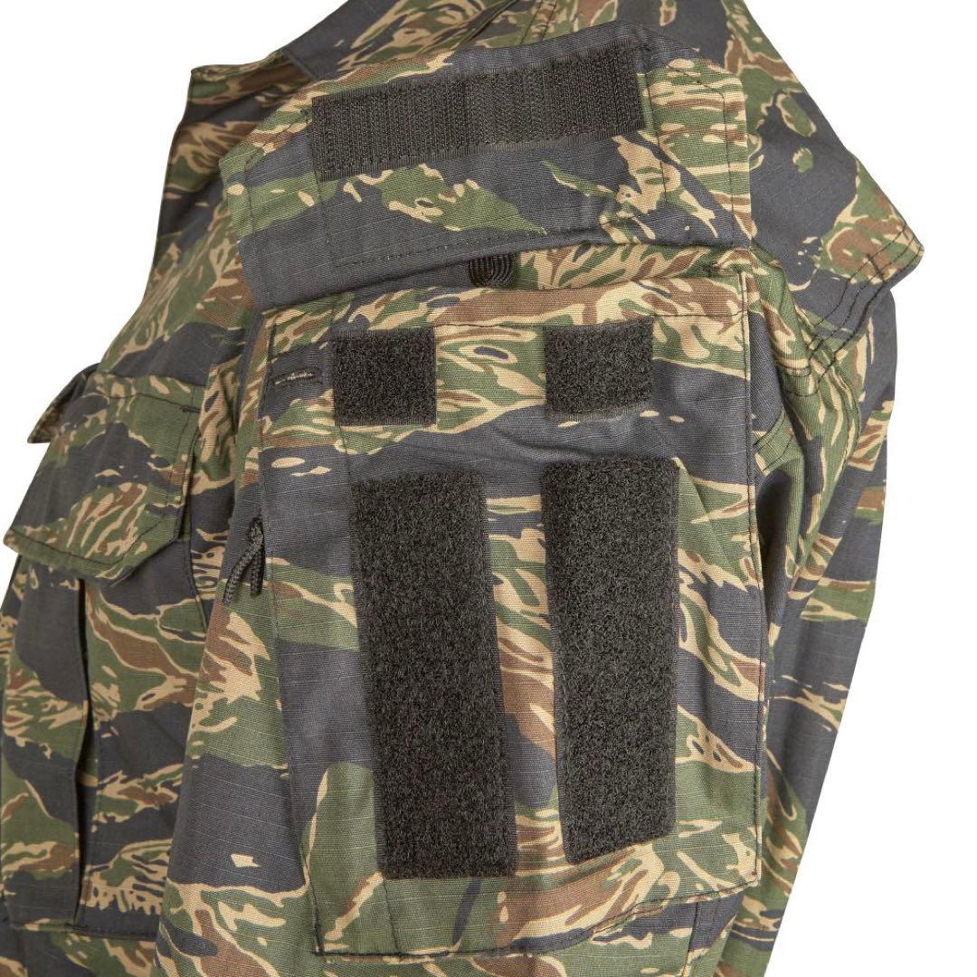 Platatac ジャングルシャツ フィールドシャツ S-R タイガーストライプ