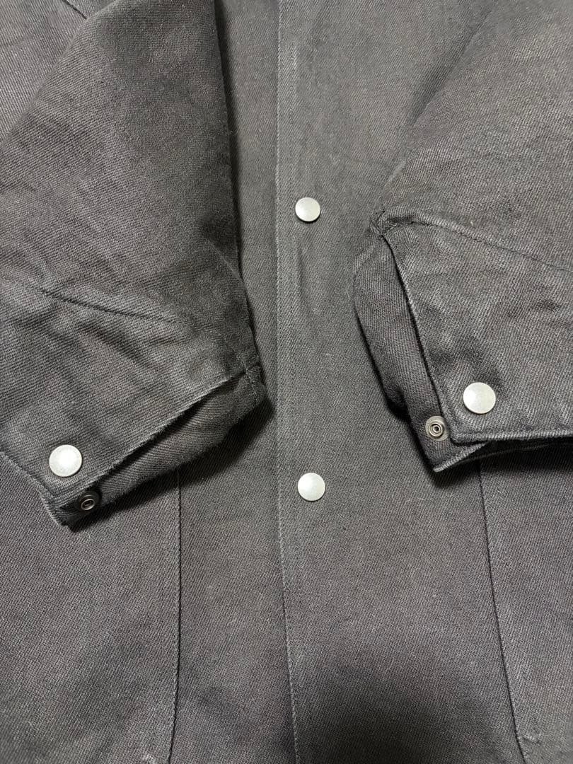 comoli 24aw デニムレザーワークジャケット　2